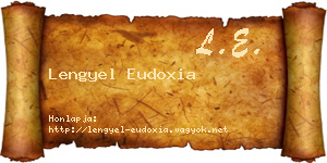 Lengyel Eudoxia névjegykártya